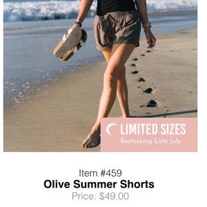 Olive summer short